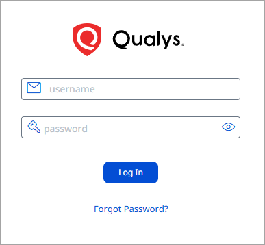 To login the platform. login window.
